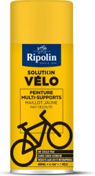 RIPOLIN - Solution Vélo - Aérosol Peinture - Sans Coulure - Finition Mate - Maillot Jaune - 400 ml