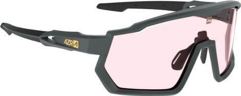 AZR Kromic Pro Race RX Mat Carbon/Black / Pink Photochromic Lens