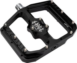 BURGTEC Penthouse Flat MK5 B-Rage Edition Pedals - Burgtec Black