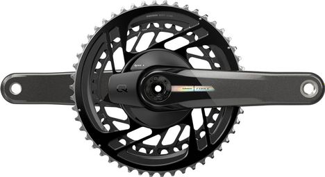 Power Sensor Crankset Sram Force D2 DUB 50-37 Teeth 2x12V Black (Without Housing)