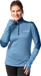 Polaire Femme Vaude Livigno Halfzip II Bleu