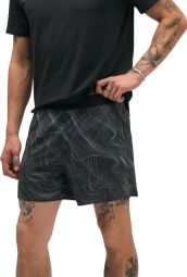 Short Hoka Glide 5in Gris Homme