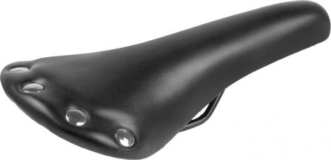 Race de selle / sport 278 x 153 mm imitation en cuir noir