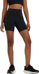 New Balance Sleek Pocket High Rise 6in Women's Black Broek