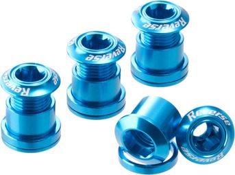 Kit de 4 Vis Cheminées Reverse 7 mm Bleu Clair