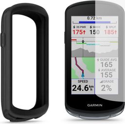 Ecran de protection en verre trempé et Housse de protection silicone pour Garmin Edge 1040