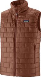 Heren rood Patagonia Nano Puff mouwloos donsjack