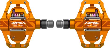 Time Speciale 10 Small Clipless Pedals Tangerine Orange