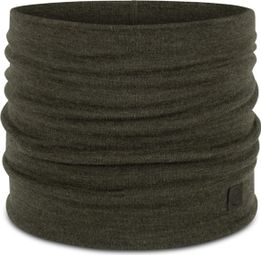 Scaldacollo Buff in lana merino pesante, colore Bark