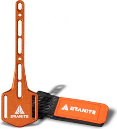 Correa con tornillo Portabotellas Diseño de granito Extensión Portaledge XE Naranja