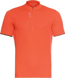 Odlo Essential Orange 1/2 Zip Short Sleeve Jersey