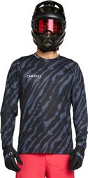 Dharco Race Jet Stream Long Sleeve Jersey Grey/Black