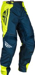 Pantalone Fly Racing Fly F-16 Blu marino / Giallo fluorescente / Bianco