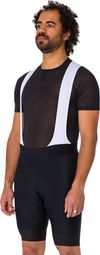 Rapha Core korte fietsbroek met bretels voor heren, zwart/wit