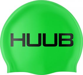 Cuffia da nuoto Huub in silicone verde neon