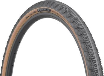 Pneu Gravel Teravail Washburn 650b Tubeless Ready Souple Durable Bead-to-Bead Flancs Beiges Tan