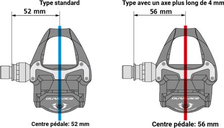 Paire de Pédales SHIMANO Ultegra PD-R8000 +4 mm — vue 2