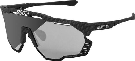 Scicon Sports Aeroshade Kunken Lunettes De Soleil De Performance Sportive (Scnpp Silver Fotocromic/Compagnon De Carbone)