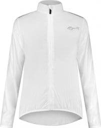 Veste Velo Pluie Vent Rogelli Emergency - Femme - Blanc