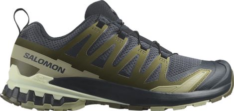 Chaussures de Trail Running Salomon XA Pro 3D v9 Bleu Khaki