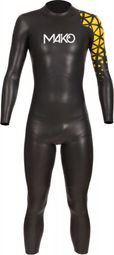 Mako Hali Plus Black Yellow Men's Neoprene Wetsuit