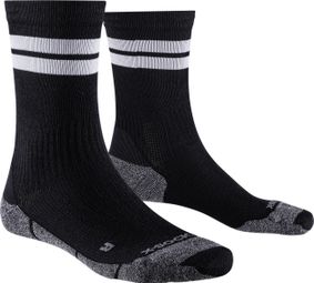 Chaussettes X-Socks Core Natural Graphics Crew Noir/Gris Foncé