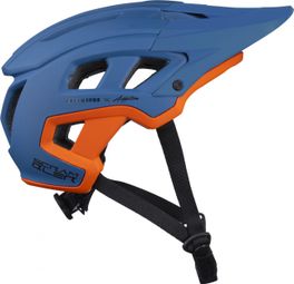 Kenny Scrambler Helm Orange / Blau