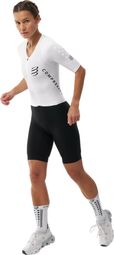 Compressport Aero Seamless triatlonpak wit/zwart voor dames