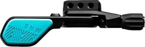Commande de Tige de Selle Télescopique PNW Loam Lever Gen 2 | 22.2 mm | Bleu Turquoise Seafoam Teal