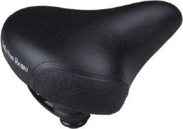 San Remo selle vélo de ville unisexe noir