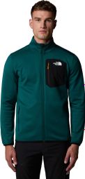 The North Face Crest Full Zip Fleec Jas Groen Heren