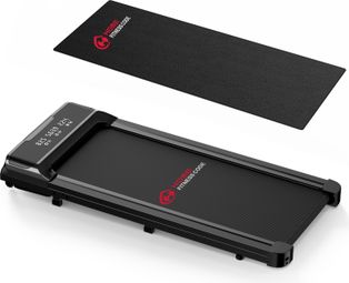 Tapis de course Fitness Q2-1 compact pliable Noir avec tapis