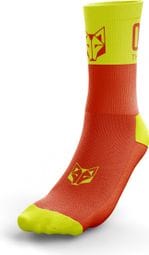 Otso Multisport Socks Medium Cut Orange Yellow