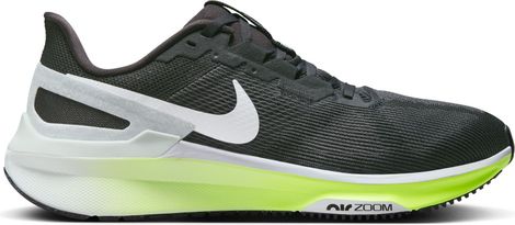Nike Air Zoom Structure 25 Running Shoes Grey White Yellow