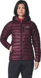 Columbia Arctic Crest donsjack met capuchon paars