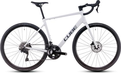 Cube Attain SLX Bicicletta da strada Shimano 105 12S 700 mm Cotone Bianco Grigio 2025