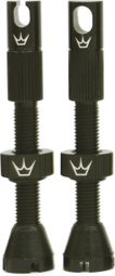 Vannes Roue Moto 90°CNC Trou 11,3mm Noir Honda