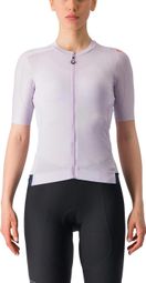 Maillot de manga corta Castelli Espresso para mujer Morado Azul