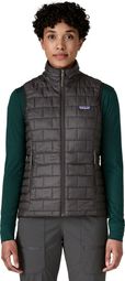 Ärmellose Daunenjacke Patagonia Nano Puff Schwarz Frau
