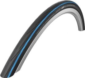 Pneu route 700x25 Schwalbe lugano tt noir/bleu tr (25-622)