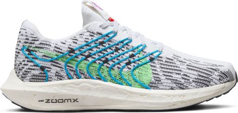 Nike Pegasus Turbo Flyknit Next Nature Hardloopschoenen Wit Multikleur