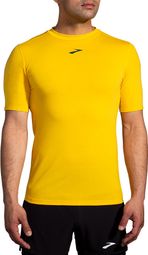 T-Shirt Running Brooks High Point Trail Jaune Homme