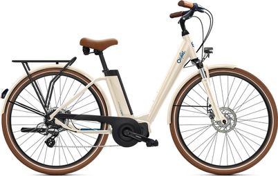 O2 Feel iVog City Up 4.1 Shimano Altus 8V 400 Wh 26'' Lino Blanco  Bicicleta eléctrica urbana