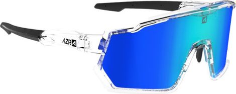 AZR Pro Race RX Crystal Varnished Black / Blue Hydrophobic Lens
