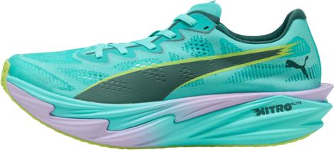 Chaussures Running Puma Deviate Nitro Elite 4 Hyrox Vert Homme