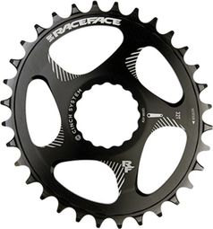 RaceFace Cinch Narrow Wide Direct Mount Plato ovalado Negro