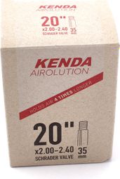 Chambre à air de vélo KENDA Airolution 20 x 2 00 - 2 40 pouces AV