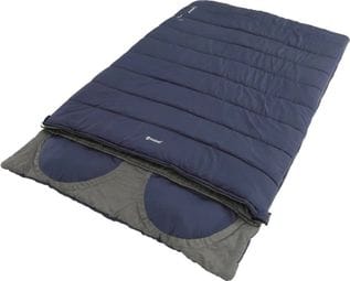 Outwell Sac de couchage double Contour Lux Bleu impérial