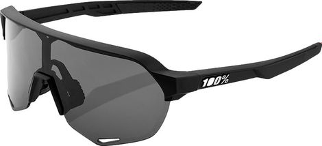 100% - S2 - Soft Tact Black - Smoke Lens