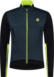 Veste Velo Hiver Rogelli Cadence - Homme - Bleu/Noir/Fluor